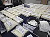 Police seized all 60 kilograms of cocaine during a raid on a 55-year-old drug dealer's residence. The drug dealer is accused of smuggling liquid cocaine worth 180 billion won through a container cargo ship from overseas. [NEWS1]