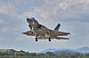 The Korean 4.5-generation fighter jet KF-21 makes its first maiden flight in Sacheon, South Gyeongsang, in July 2022. [DEFENSE ACQUISITION PROGRAM ADMINISTRATION]