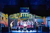 Singer and actor Im Chang-jung, middle, during a scene from the musical ″Mrs. Doubtfire″ at Charlotte Theater in Songpa District, southern Seoul [SEM COMPANY]