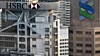 HSBC and Standard Chartered bank buildings in Hong Kong. [YONHAP]