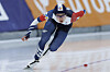 Kim Min-sun competes during the women's second 500 meters at the International Skating Union World Cup Speed Skating in Quebec City, Canada on Sunday. [EPA/YONHAP]