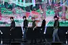 Boy band Tomorrow X Together performs its new lead track 'Sugar Rush Ride' during a showcase on Jan. 26, 2023 for its fifth EP 'The Name Chapter: Temptation' at the Coex Auditorium in Gangnam District, southern Seoul. [BIGHIT MUSIC]