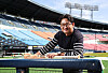 Park Yong-taik of the LG Twins poses for a photo at Jamsil Baseball Stadium in southern Seoul on Sept. 23. [WOO SANG-JO]