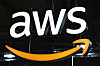 The logo of Amazon Web Services (AWS) is seen on the opening day of the Integrated Systems Europe (ISE) audiovisual and systems integration exhibition in Barcelona on January 31, 2023. [AFP/YONHAP]