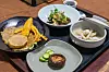 Those who sign up for Jeong Kwan's food program can taste a healthy and delicious meal that embodies her food philosophy.[BAEK JONG-HYUN]