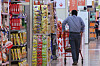 A customer shops at a discount store in Seoul on June 2. [YONHAP]