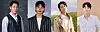 From left, actors Lee Kyu-hyung, Lee Yi-kyung, Tei and Min Woo-hyuk will star in the musical remake of 'Crash Landing on You' [SHON COMPANY, YONHAP]