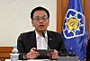 Acting President Choi Sang-mok speaks during a meeting with ministers on social issues at the government complex building in Seoul on Jan. 10. [JOINT PRESS CORPS]