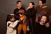 Cast of 'Minari.' From left to clockwise, director Lee Isaac Chung, actors Han Ye-ri, Steven Yeun, Youn Yuh-jung, Alan Kim and Noel Kate Cho. [PAN CINEMA]