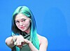 Singer AleXa during a press conference in May at Blue Square in Yongsan District, central Seoul [NEWS1]