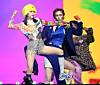 HyunA and Dawn perform their song 'Ping Pong' at the 31st Seoul Music Awards held at the Gocheok Sky Dome in western Seoul on January 23, 2022. [THE JOONGANG ILBO]