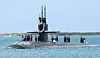 The nuclear-powered USS Oklahoma City at Naval Base Guam. [SCMP]