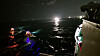 The Korea Coast Guard conducts a search and rescue mission in waters approximately 24 kilometers (15 miles) northwest of Biyang Island, under the jurisdiction of Jeju Island, on Friday morning. [KOREA COAST GUARD]