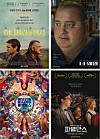 From top left to clockwise, main posters for 'The Banshees of Inisherin,' 'The Whale,' 'Everything Everywhere All at Once' and 'The Fabelmans' [EACH DISTRIBUTOR]