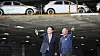 President Yoon Suk Yeol, left, talks with Hyundai Motor Group Executive Chair Euisun Chung during his visit to Hyundai Motor's manufacturing plant in Ulsan on March 9. [JOINT PRESS CORPS]