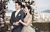 A wedding photo of Hyun Bin, left, and Son Ye-jin. The actor couple got married in March 2022. [VAST ENTERTAINMENT]