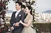 A wedding photo of Hyun Bin, left, and Son Ye-jin. The actor couple got married in March 2022. [VAST ENTERTAINMENT]