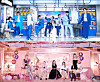 SM Entertainment's K-pop bands including Super Junior, top, and Girls' Generation, above. [SM ENTERTAINMENT]
