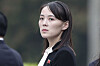 Kim Yo-jong, North Korean leader's sister and vice department director of the ruling Workers' Party's Central Committee, is pictured as she visits the Ho Chi Minh mausoleum in Hanoi on March 2, 2019. [YONHAP]