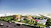 A concept image of the ’SK Town“ business cluster in Saemangeum. [SK BROADBAND]
