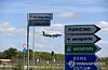 In this May 3 file photo, a plane lands at the Fiumicino airport, in Rome, Italy. [REUTERS/YONHAP]