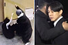 Left, footage of People Power Party lawmaker Bae Hyun-jin being attacked by a 15 year-old on Jan. 25. Right, footage of actor Yoo Ah-in briefly turning around when a coffee was thrown at him at the parking lot of Mapo police station on May 24, 2023. [SCREEN CAPTURE]