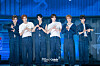 Boy band TWS poses for photos during a showcase at the Blue Square in central Seoul for the release of its third EP “Try With Us” on April 21. [DANIELA GONZALEZ PEREZ]
