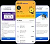 Screenshots of Busan's blockchain-based mobile identification service 'B PASS.' [BUSAN METROPOLITAN CITY]