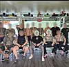 So-called MZ gangsters pose for a photo at a gathering. [SEOUL METROPOLITAN POLICE AGENCY]
