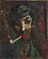 ″Portrait of a Friend″(1935) by artist Gu Bon-ung, which depicts his friend and poet Yi Sang, dubbed a ″doomed genius″ is part of the MMCA's new exhibition “Encounters Between Korean Art and Literature in the Modern Age” at its Deoksu Palace branch in central Seoul. [MMCA]