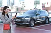 A team of Korean researchers including LG U+ demonstrate a self-driving parking technology at Seoul. [LG U+]