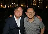 Rep. Joo Ho-young, floor leader of the main opposition United Future Party, right, and his ruling party counterpart, Rep. Kim Tae-nyeon of the Democratic Party, talk on Tuesday. Their five-hour meeting, however, ended without a deal. [YONHAP]