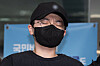 Jeon Cheong-jo, the 28-year-old former fiance of Olympic fencing medalist Nam Hyun-hee, leaves Seoul Songpa Police Station on Nov. 10, 2023. [NEWS1]