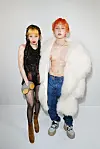 HyunA, left and Dawn [P NATION]