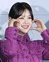 Actor Kim Yoo-jung poses at a local press event for upcoming Netflix film '20th Century Girl' in Yongsan I'Park Mall branch of CGV in central Seoul on Wednesday. [NEWS1]