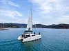A yachting experience in Goseong, South Gyeongsang, offers the chance to dance on deck. [LIETTO]