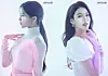 Two more Lapilus members Seowon, left, and Yue [MLD ENTERTAINMENT]