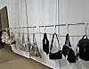 Bags are displayed in '25SS Musinsa Season Preview' venue in Seongsu-dong in Seongdong District, eastern Seoul. [KIM JI-YE]