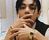 BTS's V dons a Cartier watch and jewelry in his shoot for W Korea. [W KOREA]