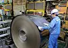 The first electrical steel produced after a part of Posco's steel plant in Pohang, North Gyeongsang resumed operation is shown on Friday. [POSCO]