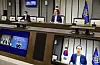 Prime Minister Han Duck-soo holds a video conference to discuss measures to respond to the recent suicide of a mother and her daughters in Suwon at the government complex in Sejong Tuesday. [NEWS1]