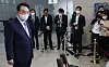 President Yoon Suk-yeol speaks on the Suwon family deaths Tuesday morning at the presidential office in Yongsan, central Seoul. [JOINT PRESS CORPS]