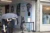 Passersby take a look at the Chinese fast-fashion company Shein's pop-up store in Seongsu-dong in Seongdong District, eastern Seoul, on Monday. [YONHAP]