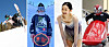 From left: snowboarders Lee Chae-un and Choi Ga-on, figure skater Shin Ji-a and bobsledder So Jae-hwan [JOONGANG ILBO]