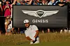 Xander Schauffele of the United States plays a shot on the 18th hole during Day Four of the Genesis Scottish Open at The Renaissance Club on July 10, 2022 in North Berwick, Scotland. [GETTY IMAGES]