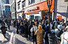 Long queues in front of Popeyes Korea's Gangnam location in southern Seoul on Dec. 16, 2022 [POPEYES KOREA]