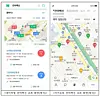 Screen grabs showing medical institutions with available vaccines on Naver (left) and KakaoTalk (right). [COVID-19 VACCINATION TASK FORCE]