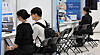 Job seekers receive consulting services at a job fair held in Magok in western Seoul on Oct. 21, 2025. [NEWS1]