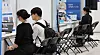 Job seekers receive consulting services at a job fair held in Magok in western Seoul on Oct. 21, 2025. [NEWS1]