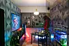 The first section of aespa's 'Armageddon: The Mystery Circle' pop-up store features recreated scenes from 'Supernova' and 'Armageddon.'[CHO YONG-JUN]